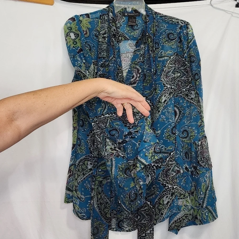 I.N.C. 2 PIECE BLOUSE - Picture 3 of 5